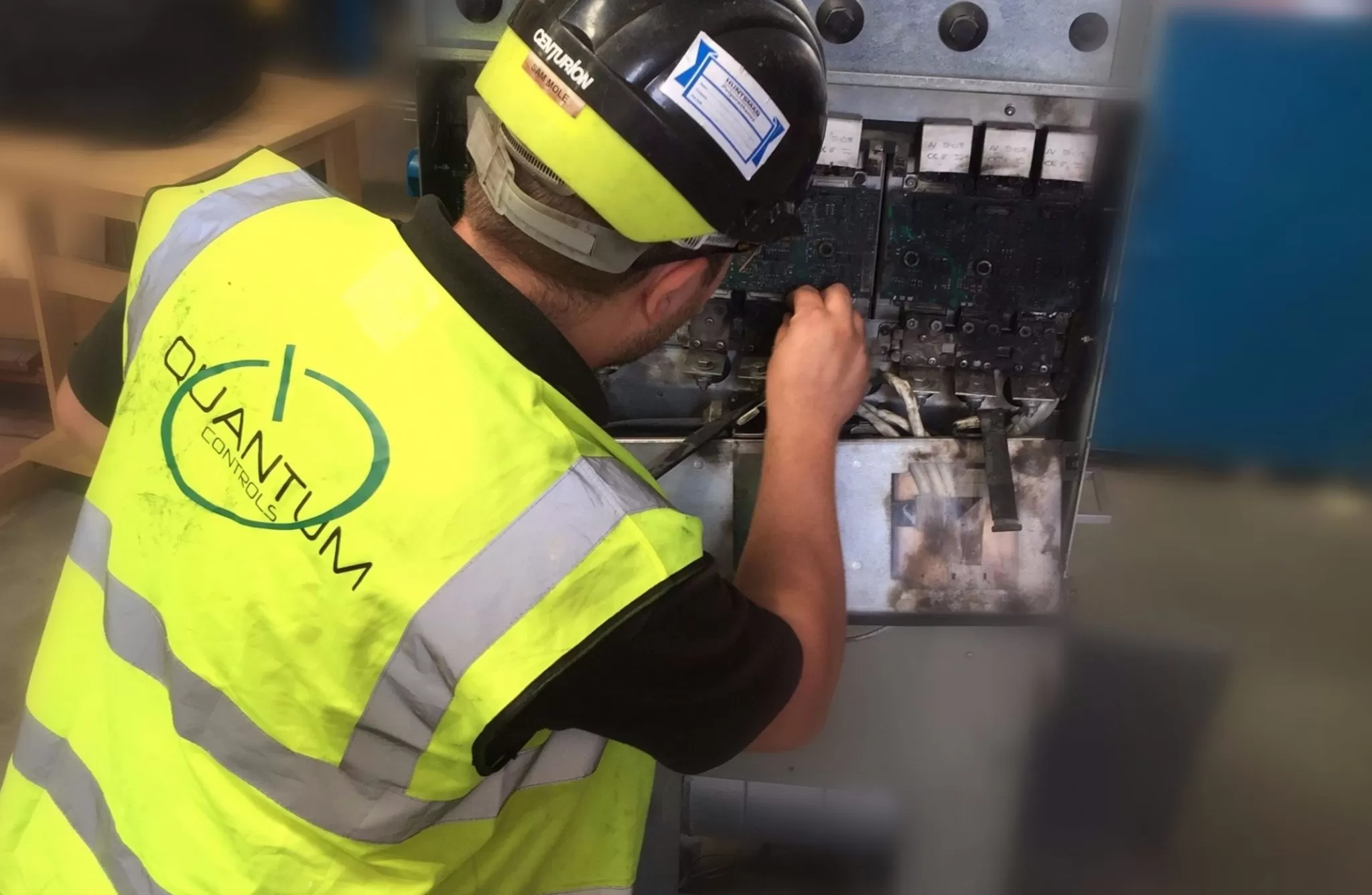 Quantum Controls engineer providing ABB drive technical support